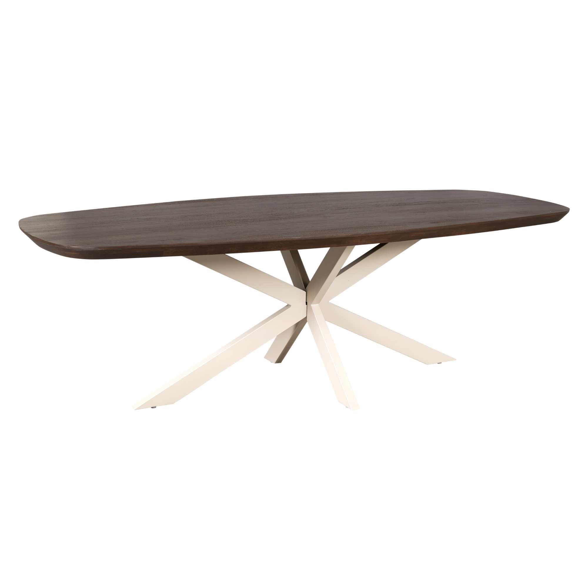 Starfurn Esstisch Dunkelbraun 280x76x120 cm