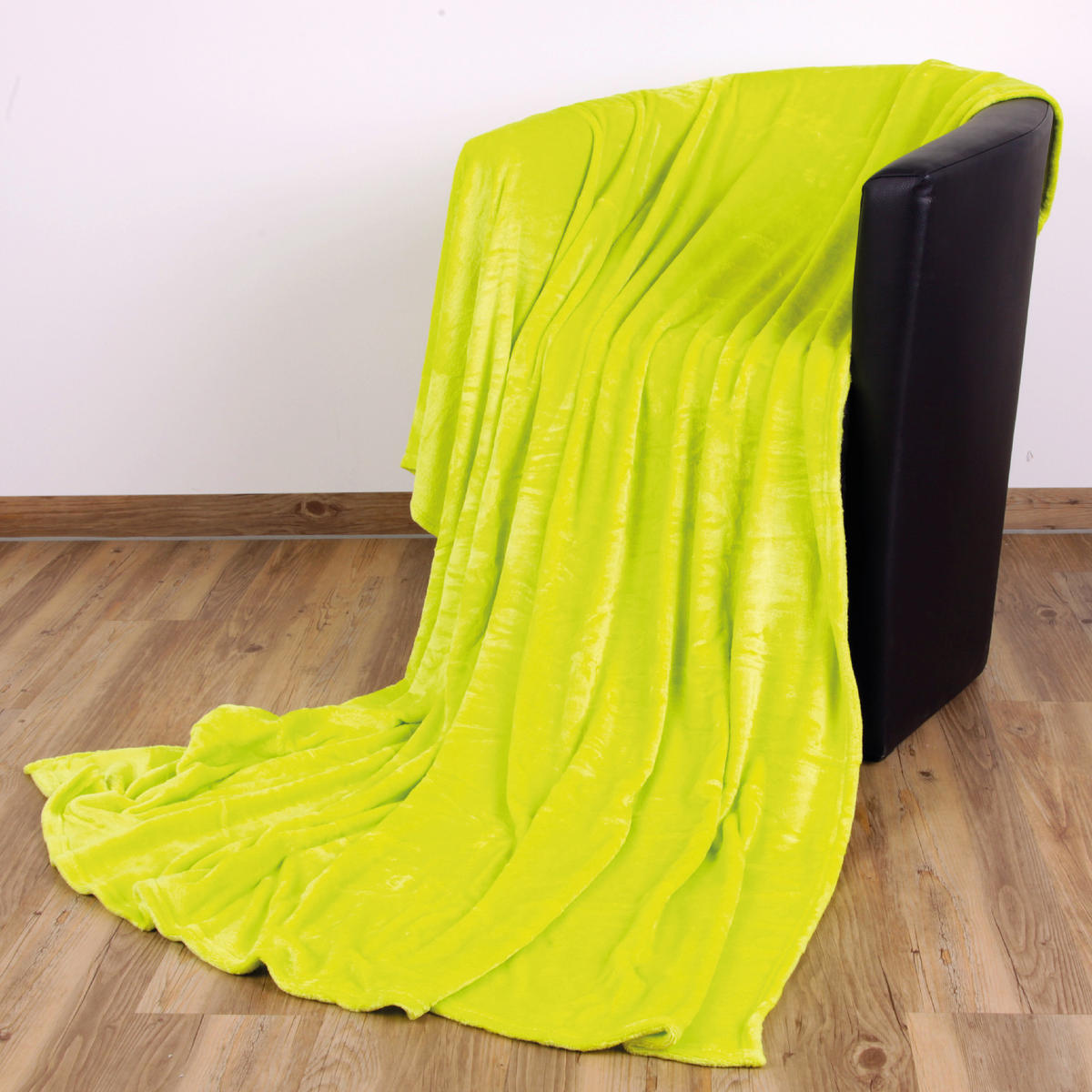 KUSCHELDECKE "Celina" Grün 70x100 cm - Grün, Textil (70/100cm)