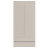 KLEIDERSCHRANK Bemmi Kaschmirgrau 100 cm - Taupe, Holzwerkstoff (100/210/50cm) - Selsey
