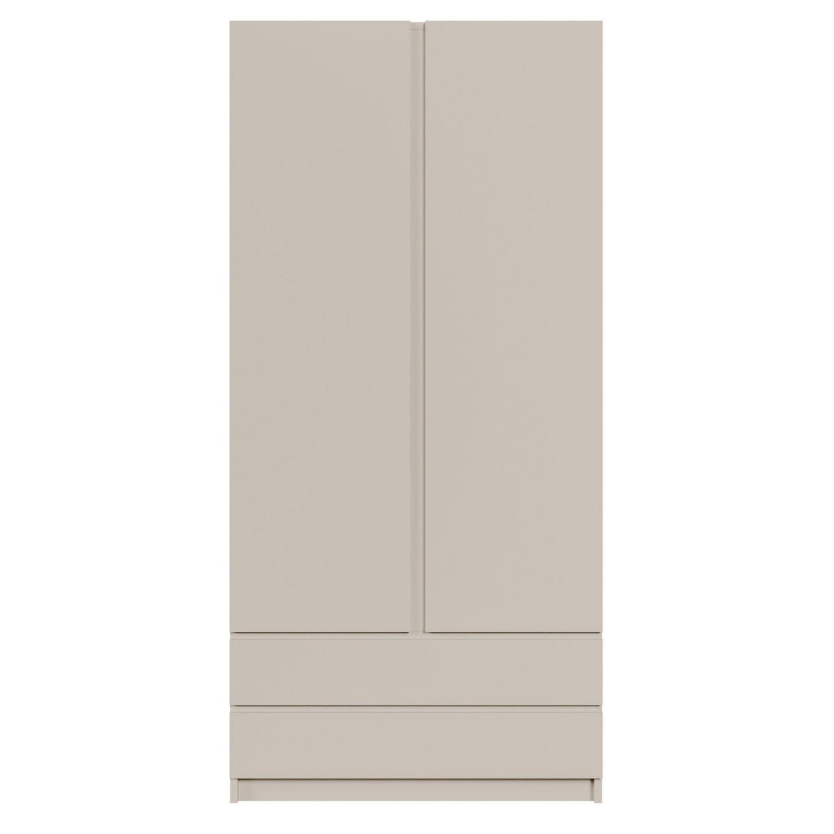 KLEIDERSCHRANK Bemmi Kaschmirgrau 100 cm - Taupe, Holzwerkstoff (100/210/50cm) - Selsey