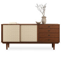 SIDEBOARD SIMONA - Kastanienfarben, Holz (175/76/41cm) - IDIMEX