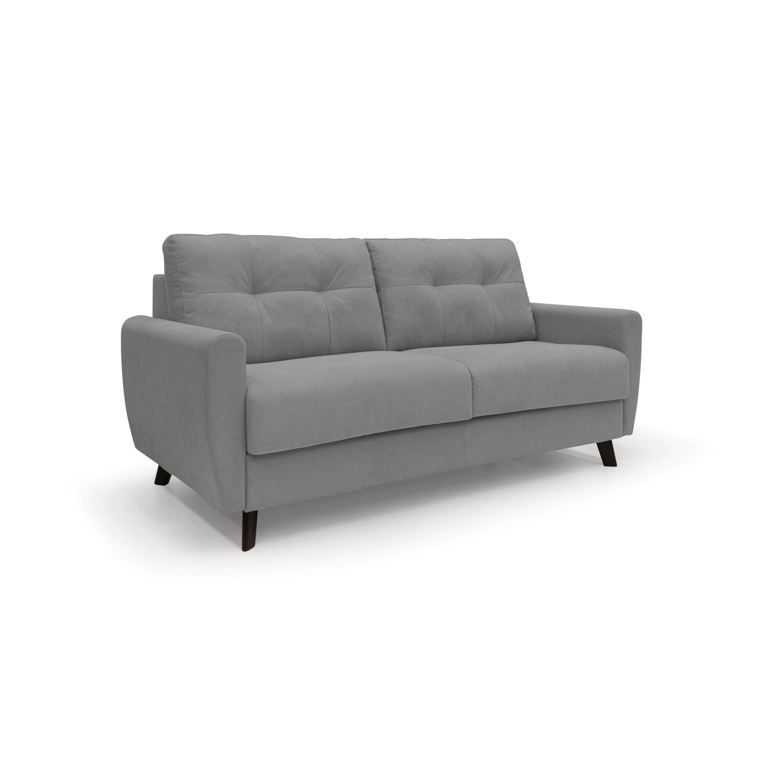 SCHLAFSOFA Callisto - Grau, Textil (208/97/96cm) - Divani.store