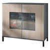 KOMMODE Grömitz Eiche sägerau - Eiche San Remo, Holzwerkstoff (92.5/83.5/35cm) - Vladon