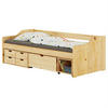 SOFABETT SENTA 90X200 CM - Naturfarben, Holz (98/63/205cm) - IDIMEX