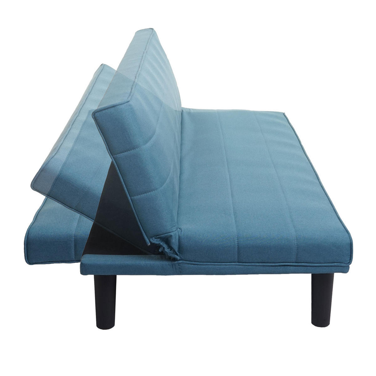 SCHLAFSOFA Türkis, Blau - Türkis/Blau, Textil (165/72/78cm) - MCW