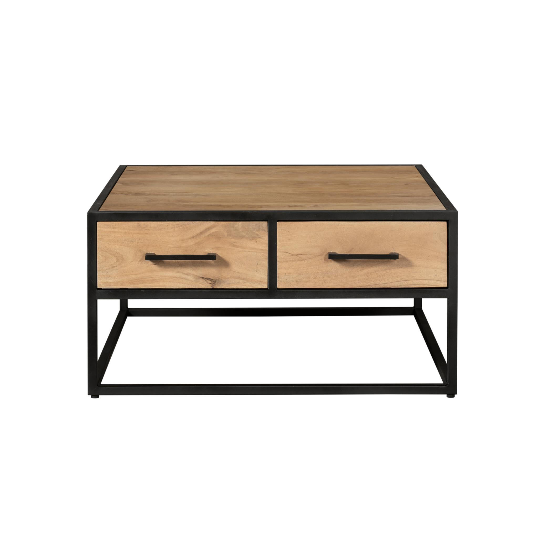COUCHTISCH Dakota Braun 80/80/40 cm - Braun, Holz (80/80/40cm) - Starfurn