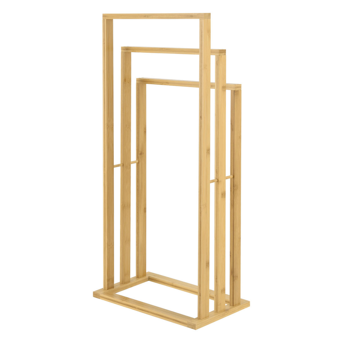 HANDTUCHSTÄNDER Rana - Naturfarben, Holz (40/82/24cm) - [en.casa]