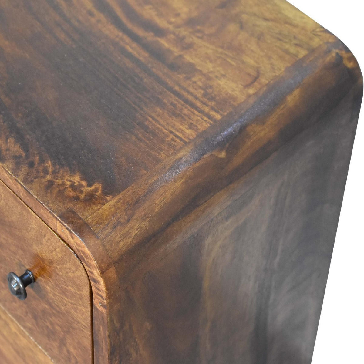 KOMMODE Mini - Beige/Messingfarben, Holz/Metall (55/65/30cm) - Artisan Furniture
