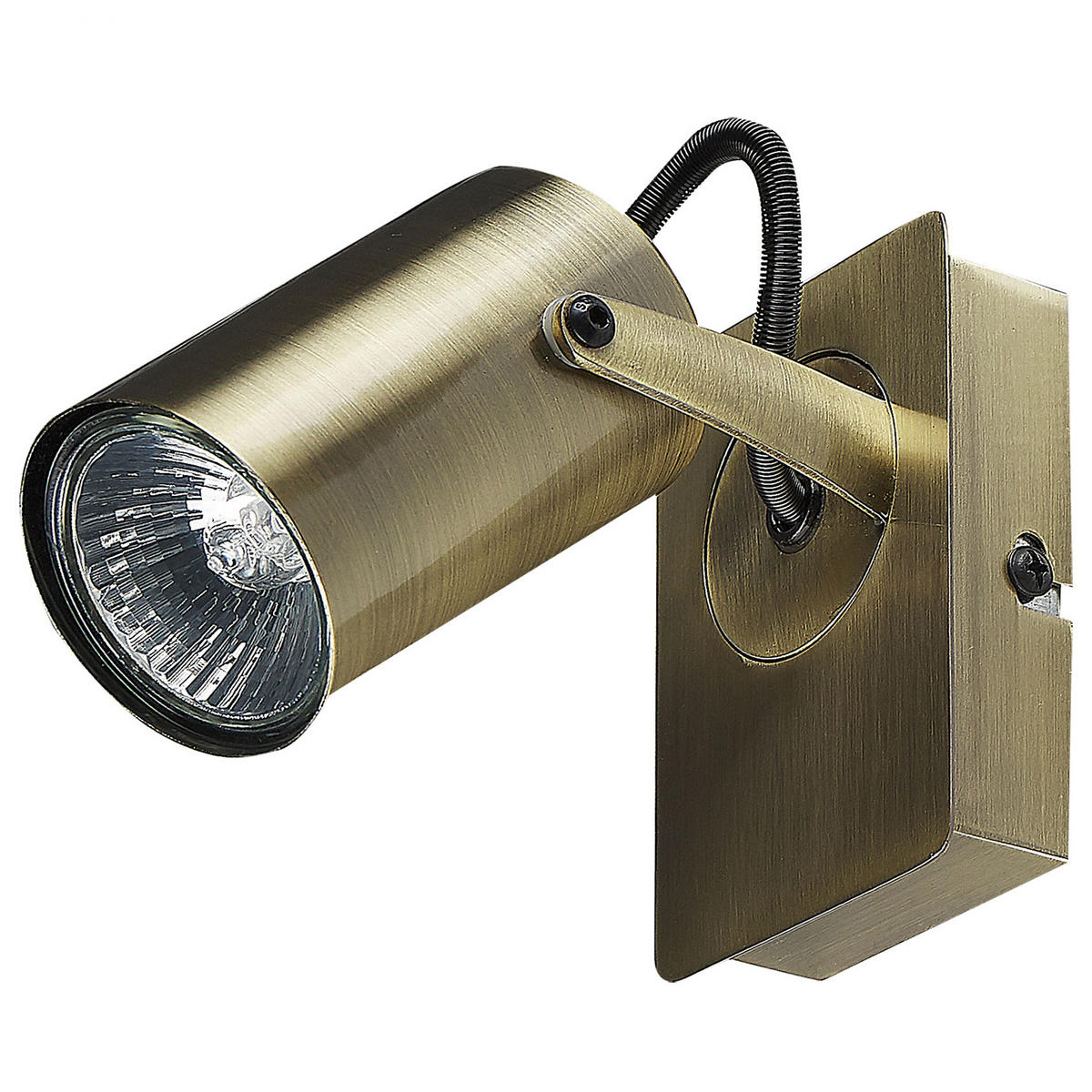 WANDLEUCHTE 2er-Set Klip 7/10/15 cm - Messingfarben, Metall (10/15/7cm) - Beliani