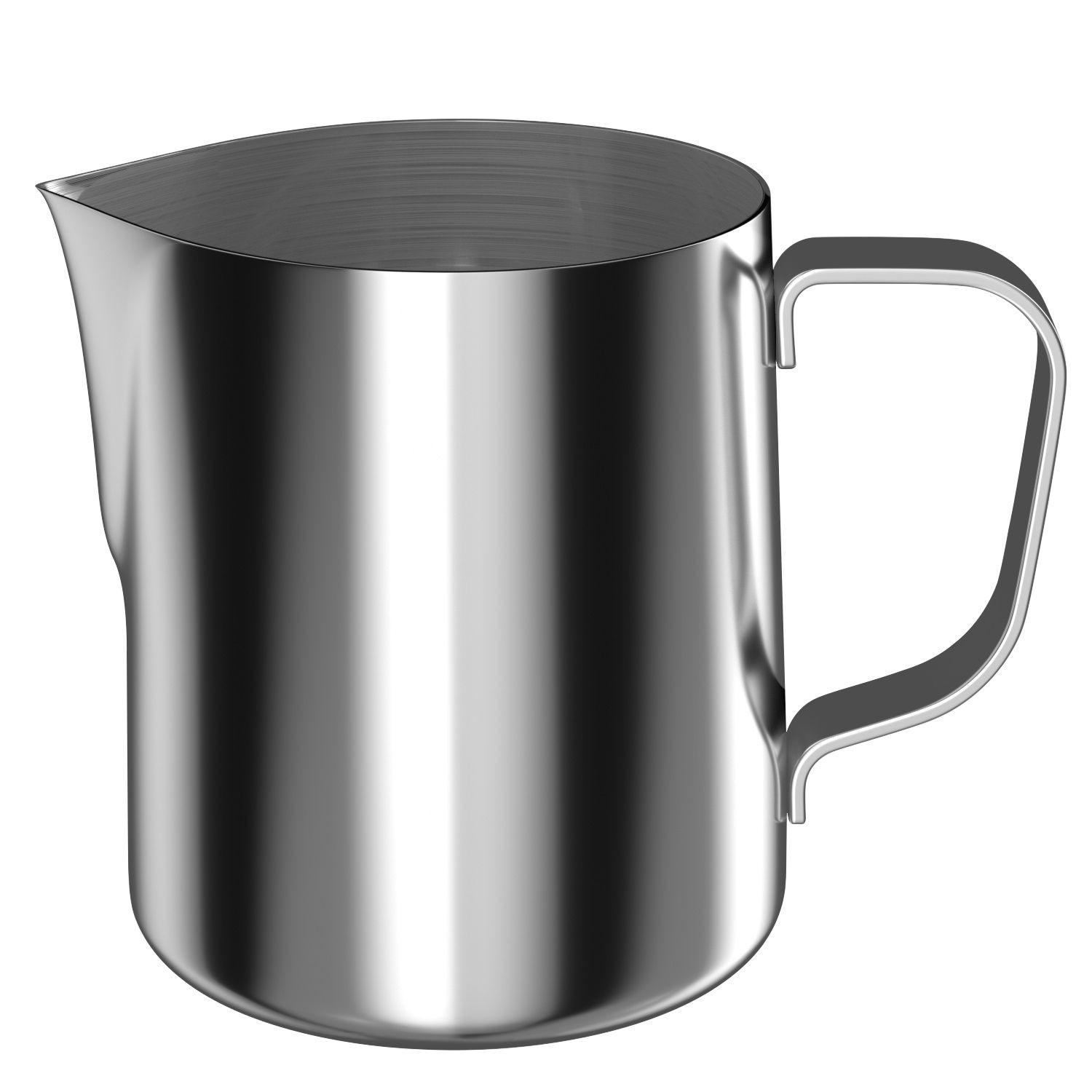 MILCHKÄNNCHEN 350ml - Silberfarben, Metall (0.35L) - Intirilife