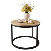 COUCHTISCH CIRI Eichenholz Wotan - Eiche Wotan/Schwarz, Holzwerkstoff (60/60/42cm) - Lookway