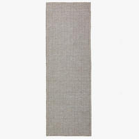 KURZFLORTEPPICH Waschbar NORA, einfarbig, aus Polyester, Grau, 78 x 230 cm - Grau, Textil (78/230cm) - KADIMA DESIGN