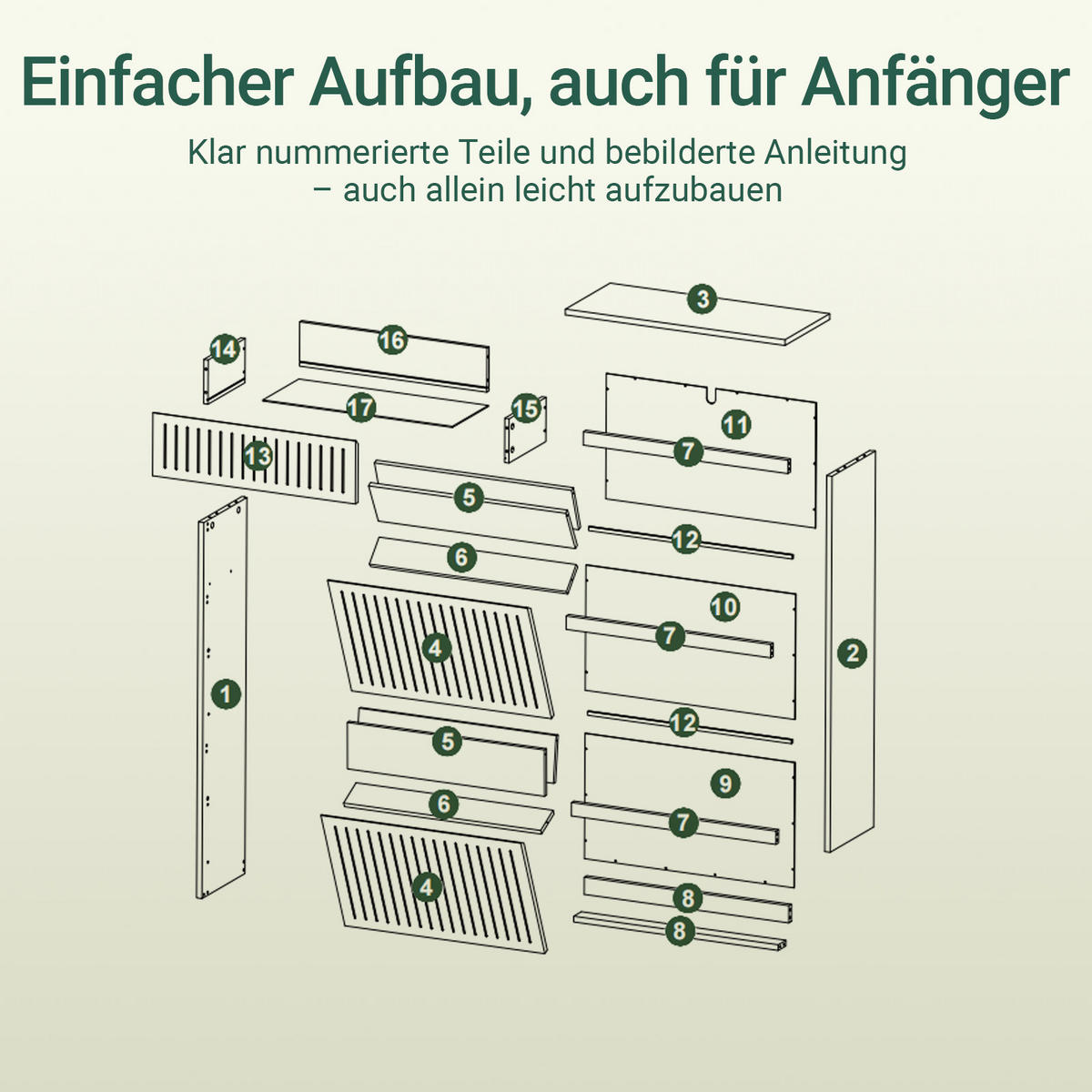 SCHUHSCHRANK Weiß mit Schublade, 2 Klappen, 10 Paar bis EU 46, 26 cm tief, für schmale Flure - Weiß, Holzwerkstoff (61/100/26cm) - SoBuy