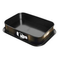 BACKBLECH Schwarz 39/27/7.5 cm BH6809 - Schwarz, Metall (27/7.5/39cm) - Berlinger Haus