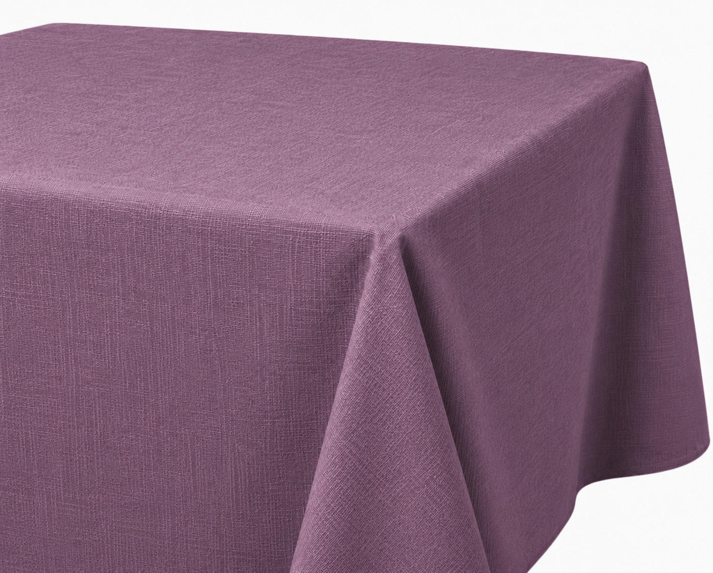 TISCHDECKE Leinenoptik 90/90 cm eckig flieder - Flieder, Kunststoff (90/90cm) - TiborTex