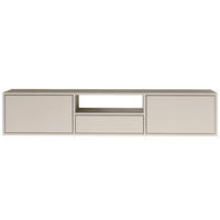 TV-LOWBOARD hängend, 3 Klappen und Ablage, Kaschmir, 150 cm - Kaschmir, Holzwerkstoff (150.1/30/30cm) - Selsey