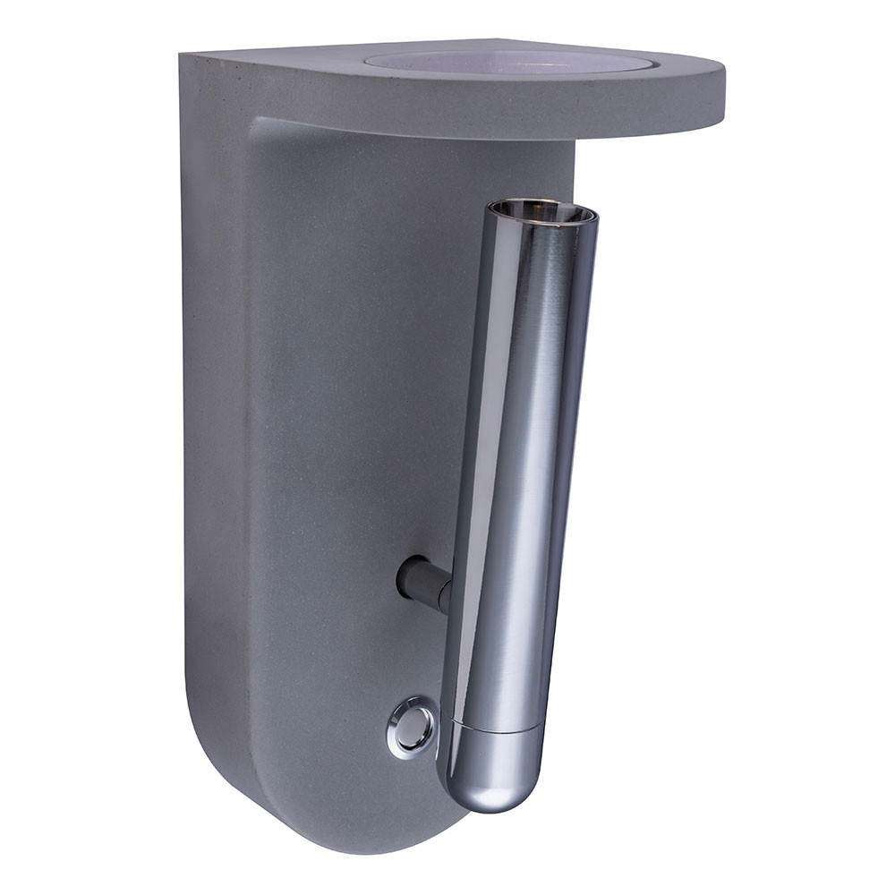 LED WANDLEUCHTE TIMO Grau - Grau, Stein (10.5/22/12cm) - Globo Lighting