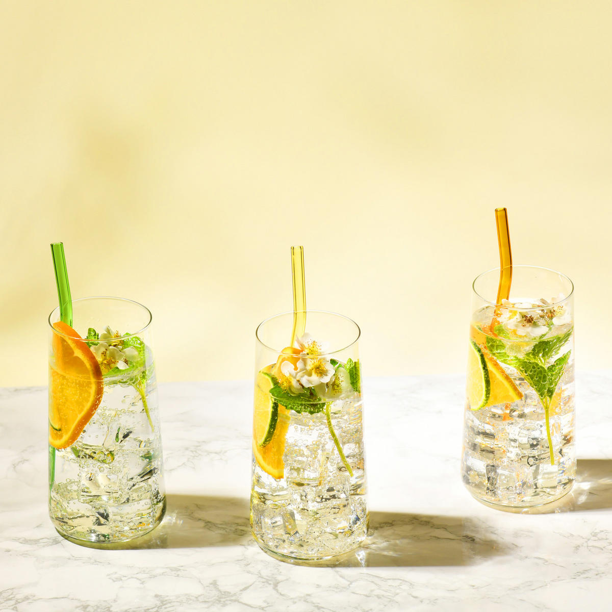 LONGDRINKGLÄSER, 6er-Set, 550 ml - Transparent, Glas (0.55L) - Krosno Glass