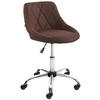 ARBEITSHOCKER Lazius Stoff braun - Braun, Metall (47/82/49cm) - TPFLiving