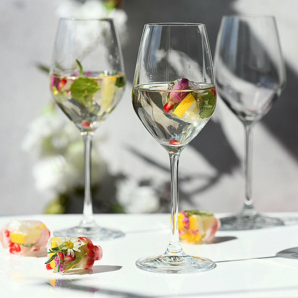 WEISSWEINGLÄSER 6er-Set 340 ML - Transparent, Glas (0.34L) - Krosno Glass