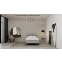 POLSTERBETT Mavilo 100 x 200 cm mit Bettkasten und Lattenrost, Taschenfederkernmatratze mit Kokos 20cm - grau - Grau, Holz (100/200cm) - Homesy