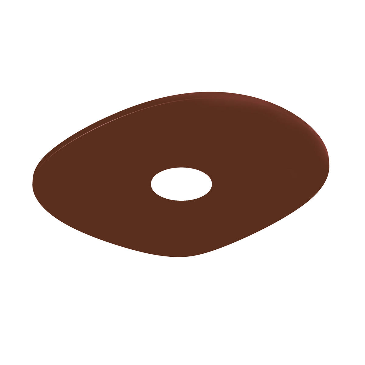 DECKENLEUCHTE - Dunkelbraun, Metall (20/23/4cm) - Lumicom