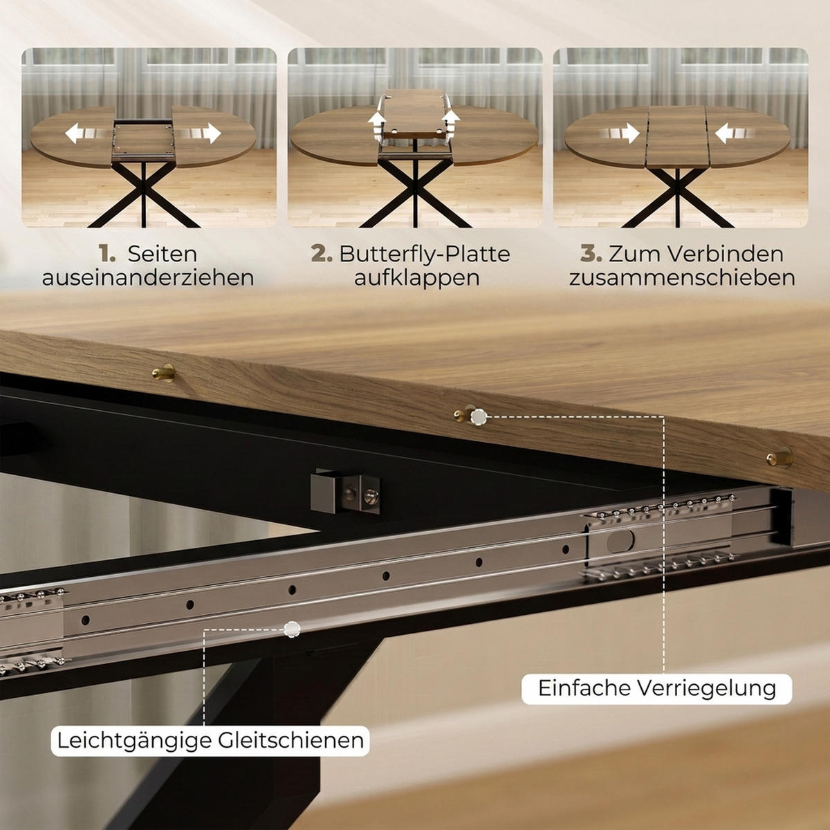 ESSTISCH Braun 135.0/100.0/75.0 - Braun, Holzwerkstoff (135/100/75cm)
