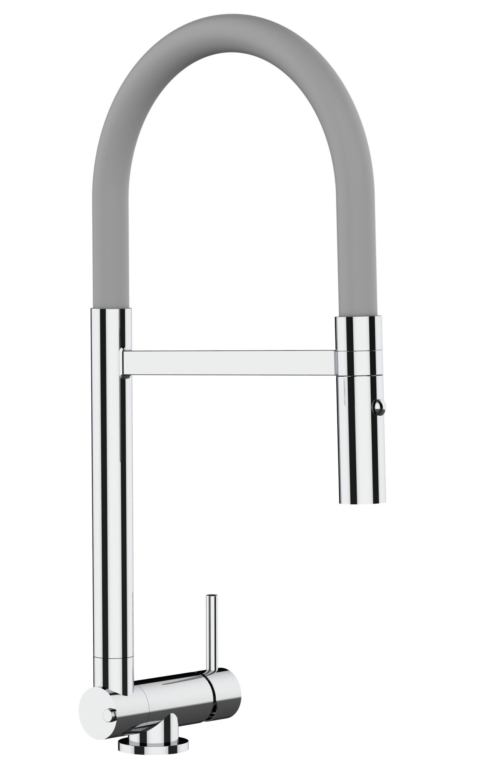 Vizio Vorfenster-Küchenarmatur, Grau 21.3x44.4x21.3 cm