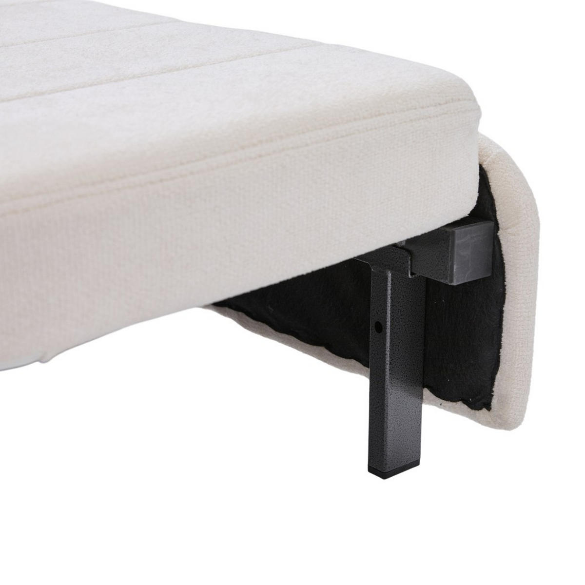 SCHLAFSOFA Zweisitzer mit Schlaffunktion,ausziehbar,Chenille,Beige - Beige, Textil (73/83/139cm) - LVHOM
