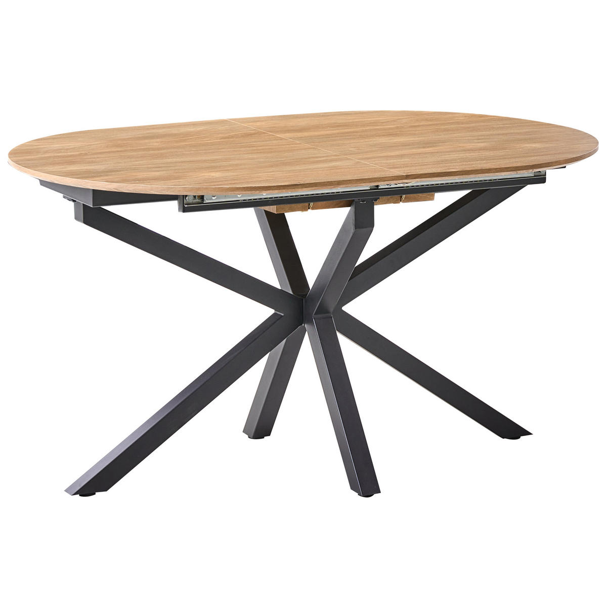 JÍDELNÍ STŮL vysunovací Hnědý 140-180/90 cm Macquarie - hnědá, kompozitní dřevo (140/90/75cm) - Beliani