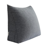 KEILKISSEN Leinenmischung Grau 45 cm - Grau, Textil (35/45cm) - Vercart