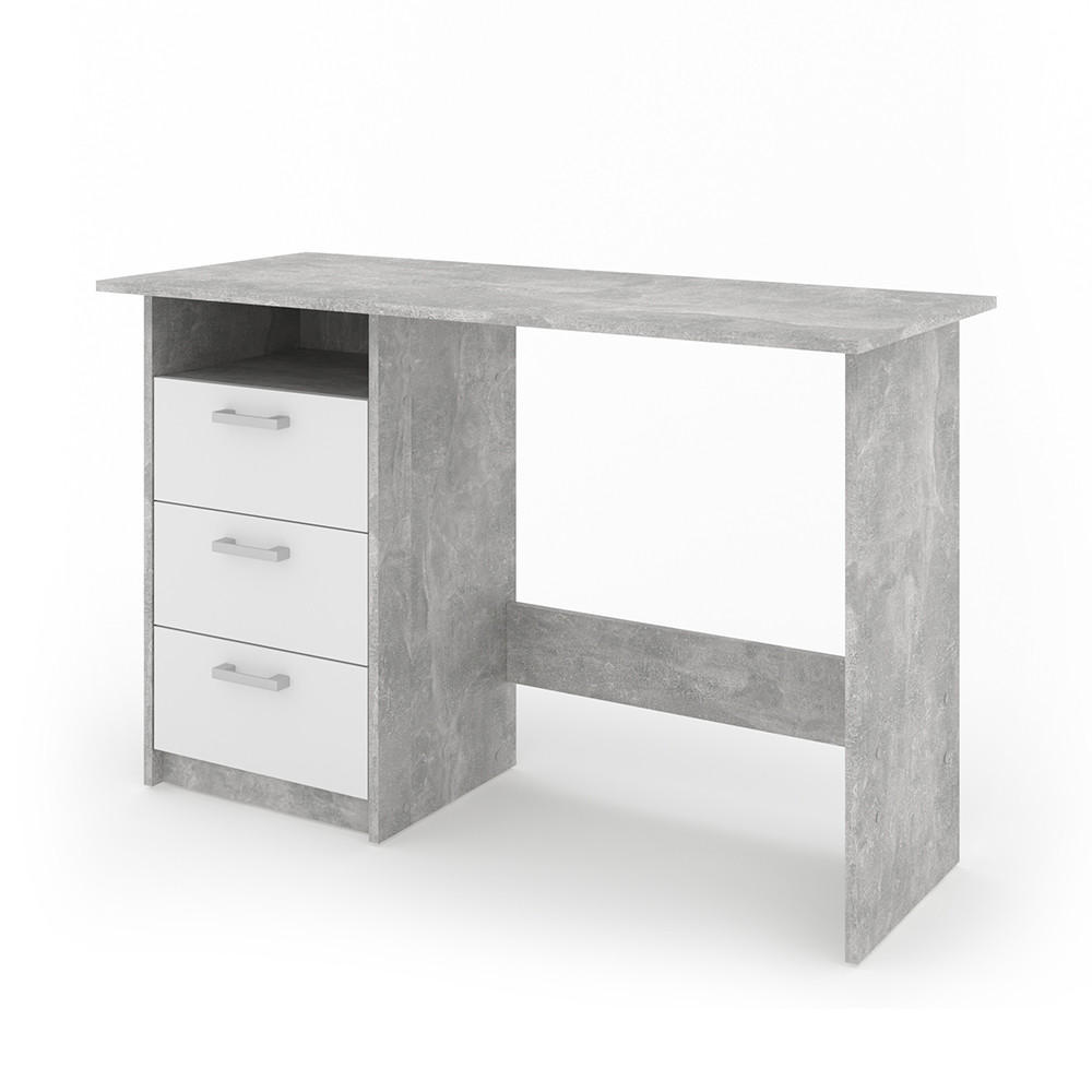 SCHREIBTISCH Meiko Beton 120 x 50 cm - Schieferfarben, Holzwerkstoff (50/120/76.6cm) - Vicco