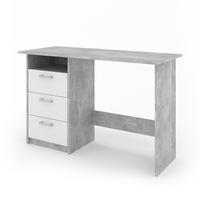 SCHREIBTISCH Meiko Beton 120 x 50 cm - Grau, Holzwerkstoff (50/120/76.6cm) - Vicco