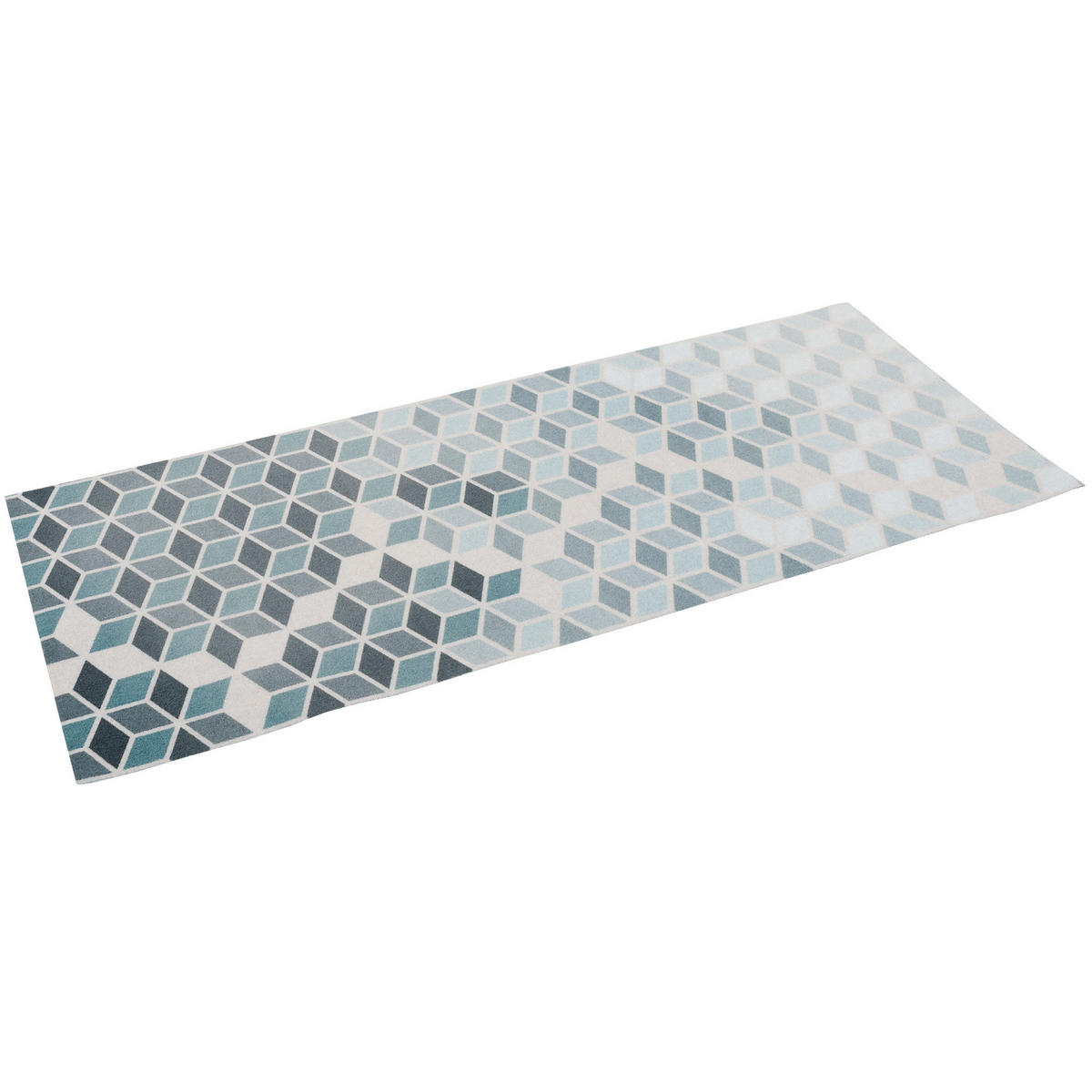 KÜCHENLÄUFER TEPPICH TRENDY RETRO - Blau, Textil (45/145cm) - Pergamon