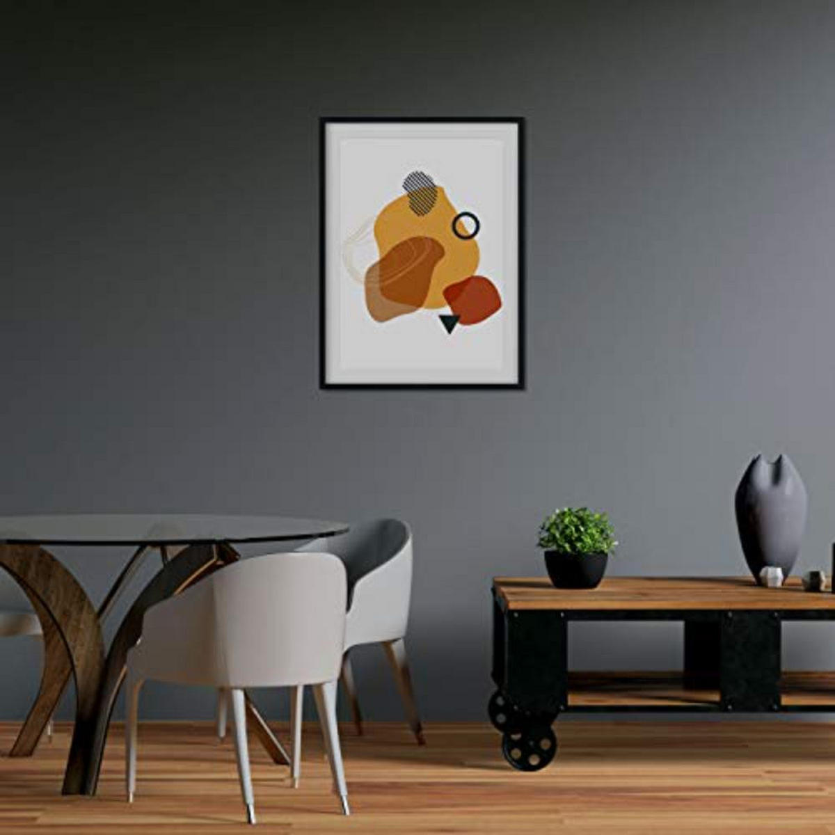 POSTER Set mit 4 abstrakten Collage Sahara Infinito Unendlichkeitsseiten A3 Rahmenlos - Klar, Papier (29.7/3cm) - Nacnic