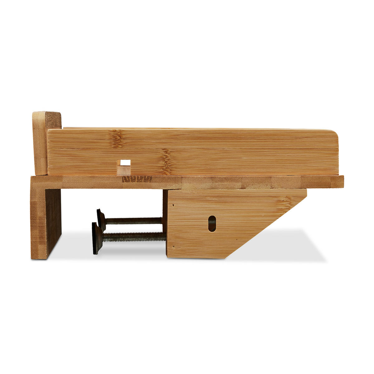 BETTABLAGE - Hellbraun, Holz (36/11.5/24.5cm) - Relaxdays