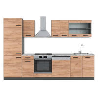 PENTRY R-Line Goldkraft ek/antracit 300 cm AP Marble - Honungsek/Antracit, Träbaserade material (300/206.8/60cm) - Vicco