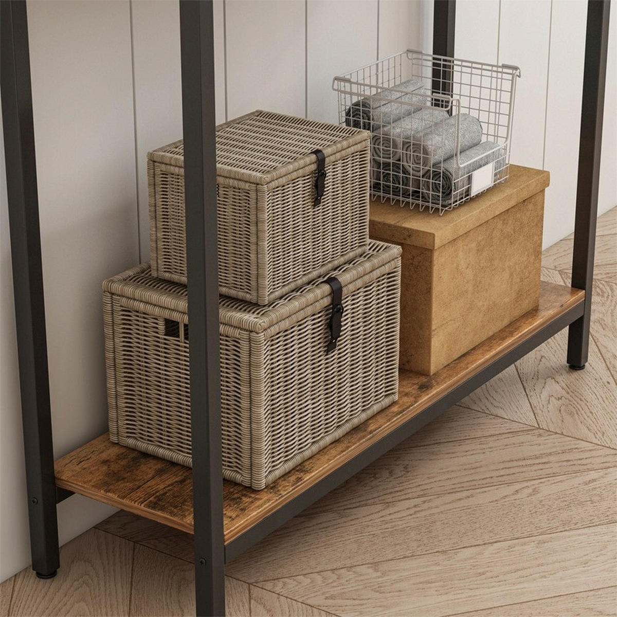 KONSOLENTISCH, braun 100/30/80 cm - Braun, Holzwerkstoff (30/100/80cm)