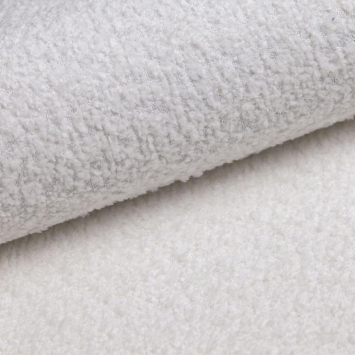 ECKSOFA Ecru MONO Mit Schlaffunktion Und Dekokissen Rechts - Weiß, Textil (220/145cm) - Sepro Meble
