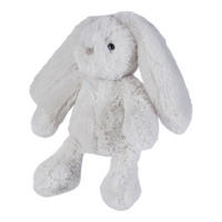 KUSCHELTIER Soft Hugs Hase - Polyester - Hellgrau - Grau, Kunststoff (5/10cm) - Butlers
