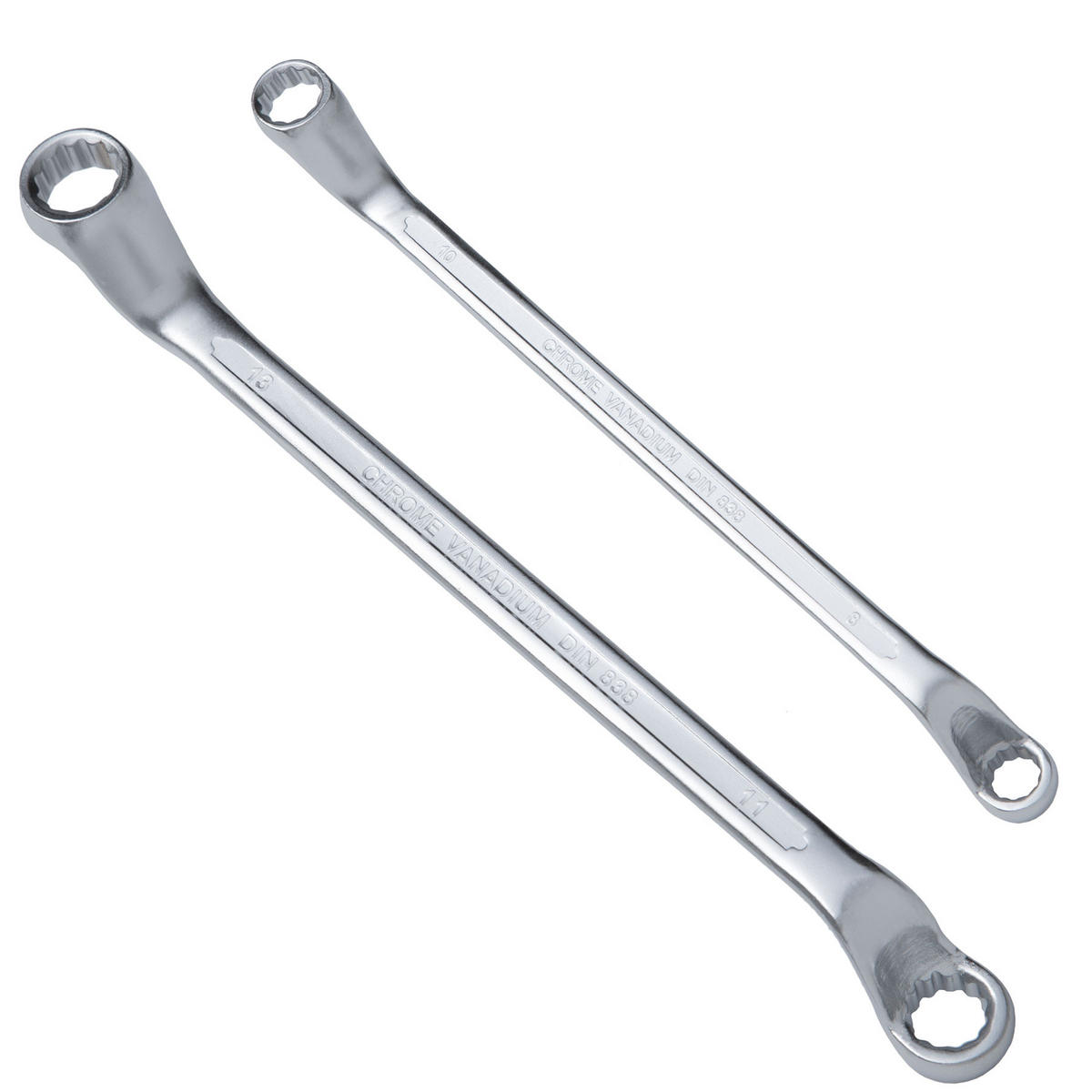 DOPPELRINGSCHLÜSSELSATZ, inklusive Rolltasche mit Ösen,schwarz - Schwarz, Metall (37/27/7cm) - tectake