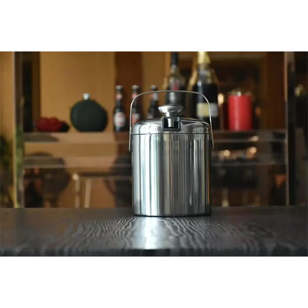 EISKÜBEL 1,3l KB7579 - Silberfarben, Metall (13.5/16cm) - Klausberg 