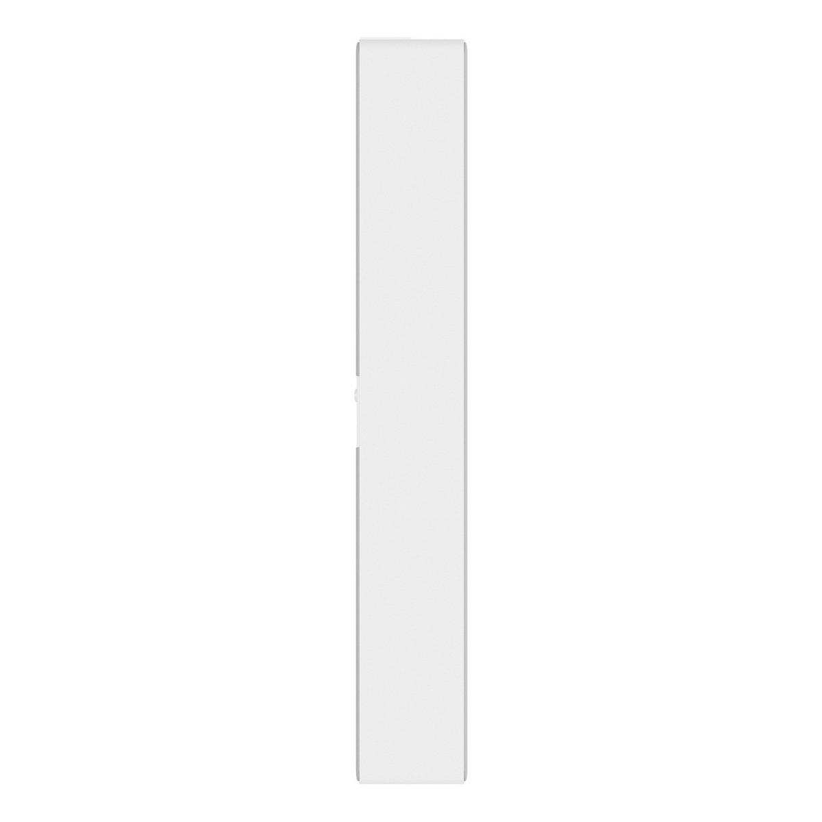 AKKU-WANDLEUCHTE inkl. Fernbedienung - Dimmbar - Aluminium - Weiß, Metall (7/47/46cm) - home24