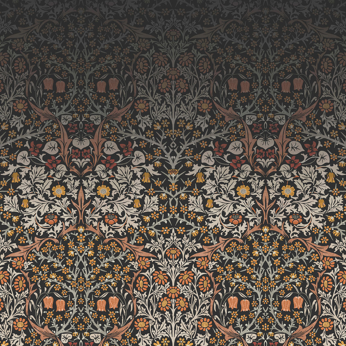 FOTOTAPETE - Blackthorn Charcoal - Multicolor, Papier/Kunststoff (250/400cm) - Graham & Brown