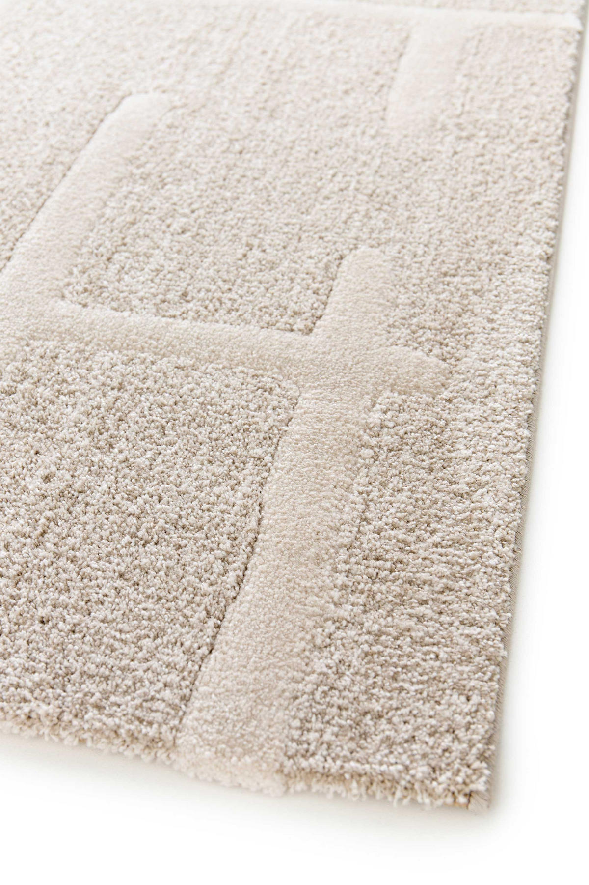 WEBTEPPICH Mustern In Weiß Caledonia 120/170 cm - Beige, Naturmaterialien/Textil (120/170cm) - Atticgo