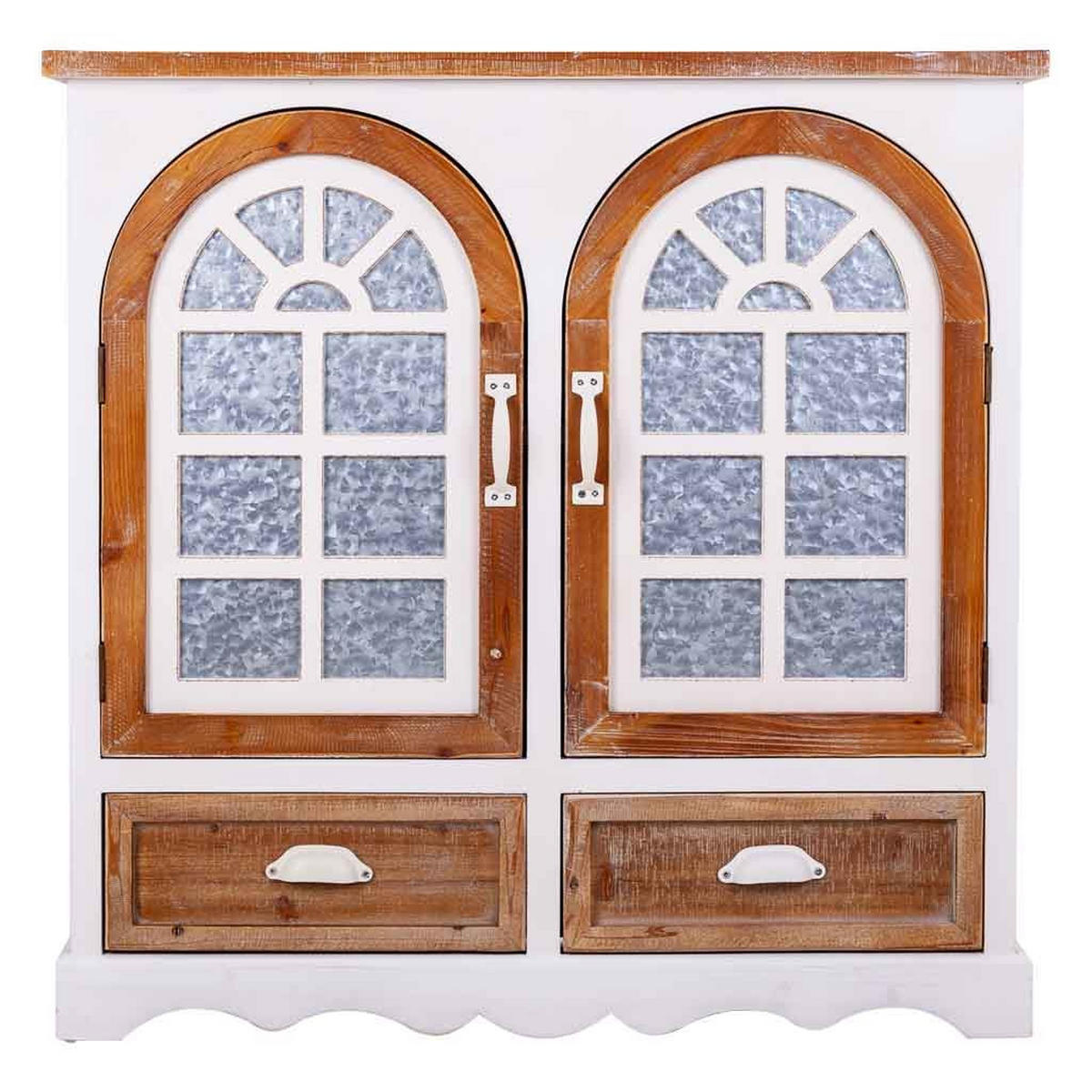 SIDEBOARD aus Holz 90x35x90 cm - Multicolor, Holz (90/90/35cm) - Wanderlust