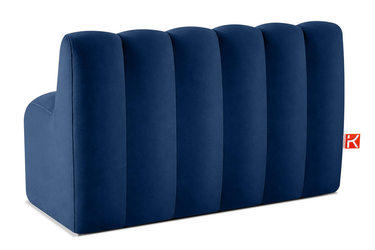 ESSZIMMERBANK CORDA, Dunkelblau - Dunkelblau, Holz/Holzwerkstoff (123/78/71cm) - KONSIMO®