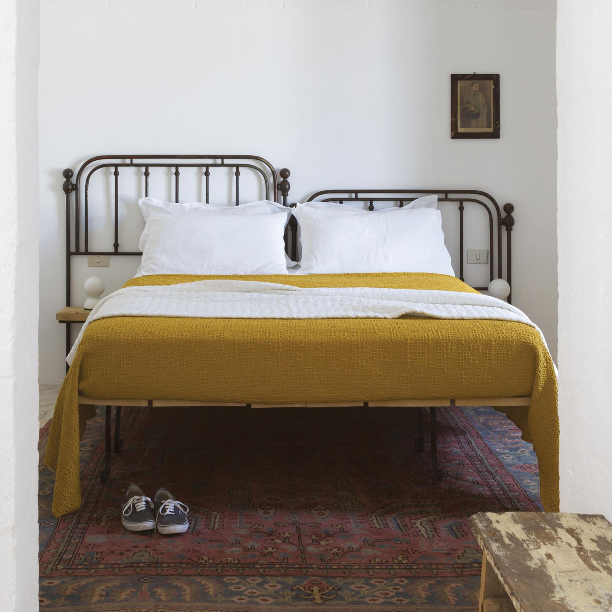 BETTÜBERWURF Tana maisgelb 240 x 260 cm - Gelb, Textil (240/260cm) - Vivaraise