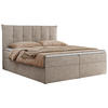 BOXBETT PREMIUM 10 180/200 Beige Struktur - H3 - Beige, Holz/Textil (180/200cm) - MKS