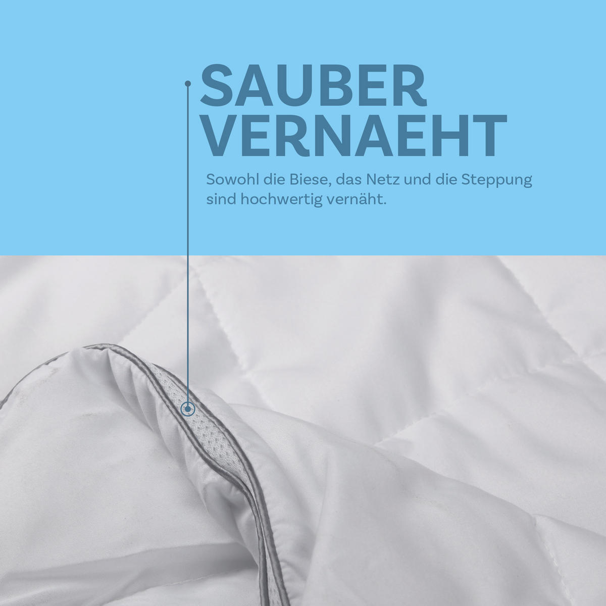 BETTDECKE leichte Sommerdecke 135x200cm - ohne Bezug nutzbar - Weiß, Textil (135/200cm) - Bestlivings